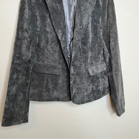 Chelsea & Theodore Gray Soft Corduroy Blazer Size 6 - Picture 5 of 9
